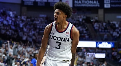 UConn Basketball forward Jaylin Stewart