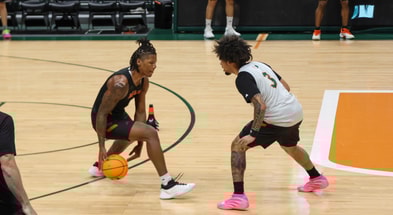 shelton henderson dribbling against tre henderson