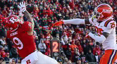 Rutgers Football WR Ian Strong versus Illinois 2024
