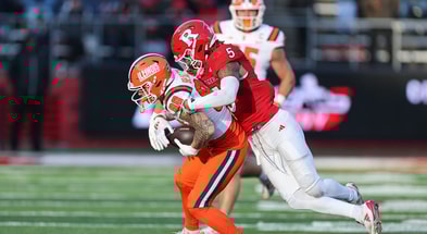 Rutgers safety Kaj Sanders against Illinois 2024