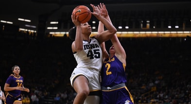 The Hawkeyes defeated DII Ashland University on Thursday night. (Photo by Dennis Scheidt)