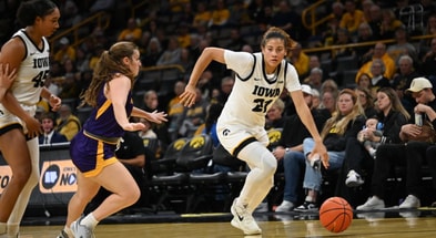 The Hawkeyes defeated Ashland University in an exhibition on Thursday. (Photo by Dennis Scheidt)