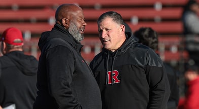 Rutgers Football HC Greg Schiano and Mike Locksley