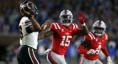 NCAA Football: South Carolina at Mississippi