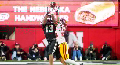 Nebraska football WR Nyziah Hunter vs. USC