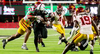 Nebraska football RB Emmett Johnson vs. USC