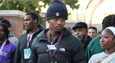 Three-Star DL Dammad Lewis at Florida State (Matt LaSerre/Warchant)