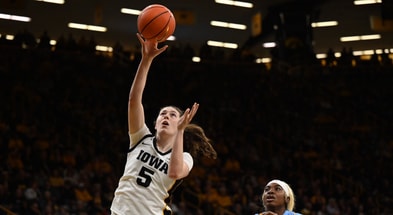 Ava Heiden led the Hawkeyes in their 86-51 win over Southern. (Photo by Dennis Scheidt)