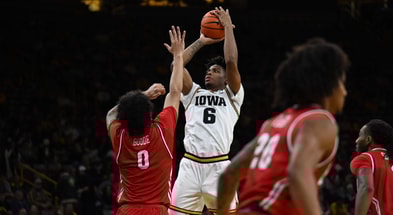 The Hawkeyes opened the Ben McCollum Era with a 101-69 win over Robert Morris. (Photo by Dennis Scheidt)