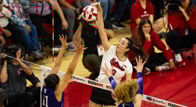 Nebraska volleyball Virginia Adriano