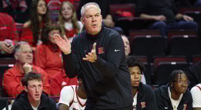 Rutgers Basketball Head Coach Steve Pikiell versus Rider 2025