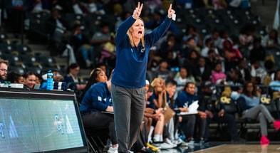 Georgia Tech women's head coach Karen Blair