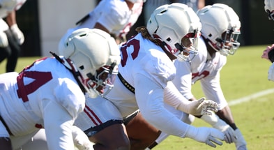 Alabama DL Tim Keenan and LT Overton