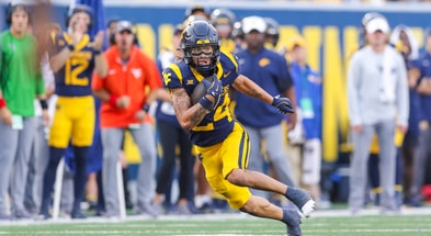 West Virginia wide receiver Rodney Gallagher- Credit: Ben Queen-Imagn Images