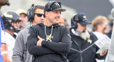 Wake Forest coach Jake Dickert