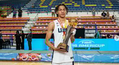 South Carolina basketball recruiting target Mason Collins. Photo credit: Mason Collins on Instagram