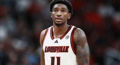 Louisville Cardinals guard Kobe Rodgers (11) during the game against South Carolina State at the KFC Yum! Center in Louisville, Kentucky Monday night, Nov. 3, 2025.