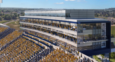 West Virginia University West Tower / Press Box
