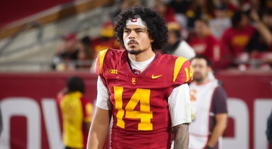 USC quarterback Jayden Maiava during a game against Northwestern