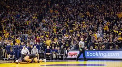 Iowa wrestling crowd