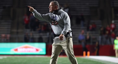 Rutgers Football Head Coach Greg Schiano versus Maryland 2025