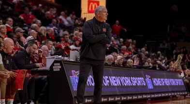 Rutgers Basketball Head Coach Steve Pikiell versus Rider 2025