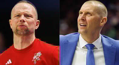 Louisville HC Pat Kelsey, Kentucky HC Mark Pope | Jordan Prather | Imagn Images