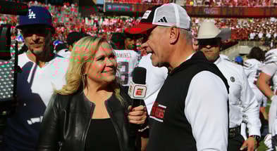 Texas Tech head coach Joey McGuire (Photo by Michael Johnson-Imagn Images)