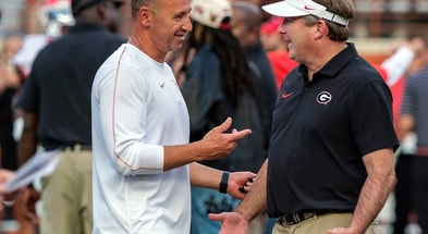 Steve Sarkisian and Kirby Smart