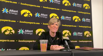 The media met with Jan Jensen and players on Wednesday morning. (Photo by Kyle Huesmann)