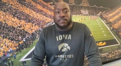 Tight end coach Abdul Hodge met with the media on Wednesday.