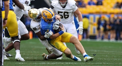 Notre Dame DT Jason Onye Pitt Mason Heintschel