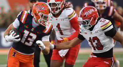 NCAA Football: Maryland at Illinois