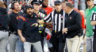 Rutgers Football HC Greg Schiano and Ryan Day