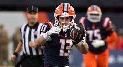 NCAA Football: Maryland at Illinois