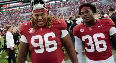 Alabama DL Tim Keenan and LB QB Reese