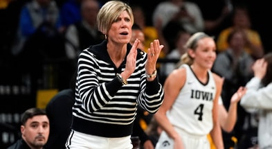 The Hawkeyes defeated Miami FL on Saturday in Orlando. (Photo by Julia Hansen-Iowa City Press-Citizen)