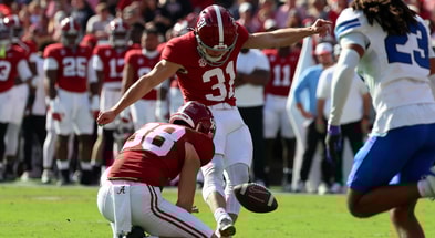 Alabama kicker Conor Talty