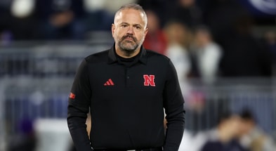 Nebraska football coach Matt Rhule against Penn State