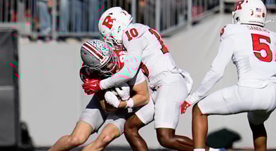 Rutgers Football defensive back Jacobie Henderson versus Ohio State 2025