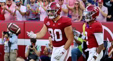 Alabama TE Josh Cuevas
