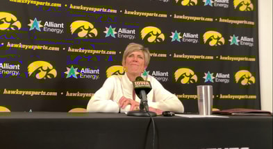 The Hawkeyes defeated Western Illinois on Wednesday night. (Photo by Kyle Huesmann)