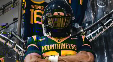 West Virginia's football uniforms for Texas Tech