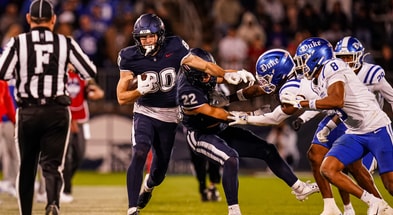 UConn Football wide receiver John Neider versus Duke
