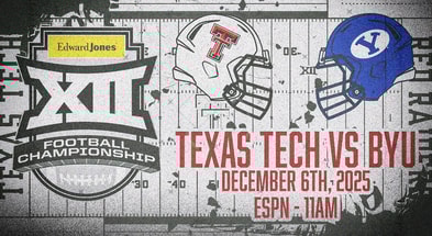 Texas Tech will take on BYU in the 2025 Big 12 Football Championship