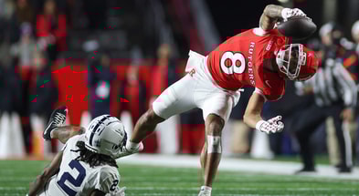 Rutgers Football wide receiver KJ Duff versus Penn State 2025