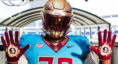 Steven Moore on his Florida State official visit (via Steven Moore on X)