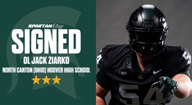 Michigan State 2026 three-star OL signee Jack Ziarko.