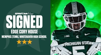 Michigan State 2026 three-star edge signee Cory House.