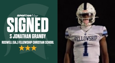Michigan State 2026 three-star safety signee Jonathan Granby.